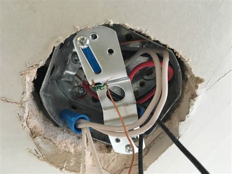 how tell if your ceiling junction box can support|ceiling box light fixture support.